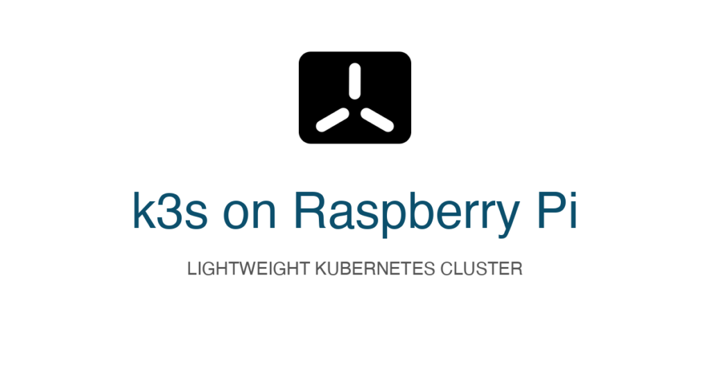 k3s logo - lightweight Kubernetes cluster on Raspberry Pi